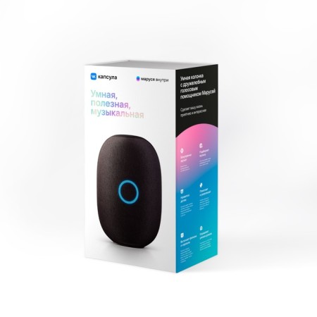 Smart column VK capsule (MRC01BL), voice assistant Maroussia, 30 W, Wi-Fi, BT 5.0, black-11
