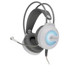 Наушники с микрофоном Оклик HS-L300G белый 2.2м мониторные оголовье (1796952)