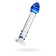 Unrealistic phallimitator Sexus Glass, glass, transparent, 18 cm