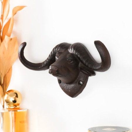 Hooks decorative cast iron "buffalo" 16.5x6.5x8 cm-1