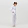 Women's costume (tunic, trousers) minku: casual collection color white, size 42