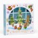 Box with a shell with a window of 16 sweets, "Christmas trees"