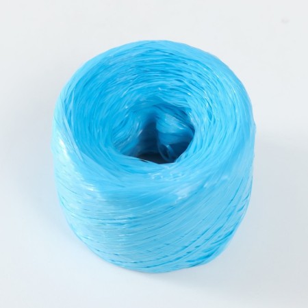 Yarn "for knitting washcloths" 100% polypropylene 400m/100 ± 10 g in the form of a ball (blue)-1