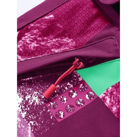 Ski costume for a girl, height 140 cm, raspberry color-14