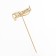 Topper "with an anniversary" 10x4 cm give beautifully