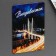 Fluorescent magnet "Vladivostok", 8 x 5.5 cm