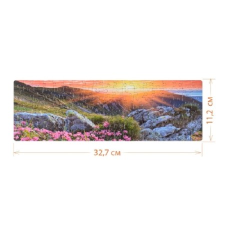 Puzzle "Sunset in the mountains", 133 elements-1