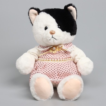 Soft toy "Little Friend", a cat in a pink dress-2