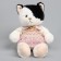 Soft toy "Little Friend", a cat in a pink dress
