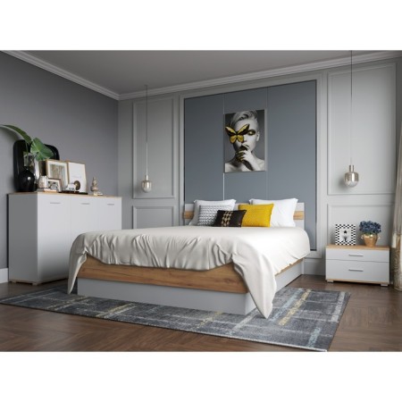 Tumba Caption Athena, 602x426x390, oak craft gold/white-2