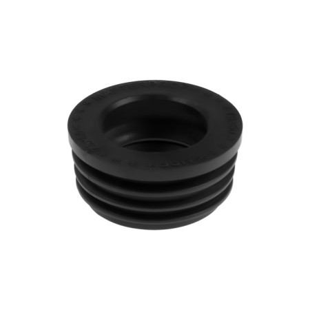 Transitional cuff Masterprof IS. 131647, D = 73 x 50 mm, for sewer pipes, heaps, black