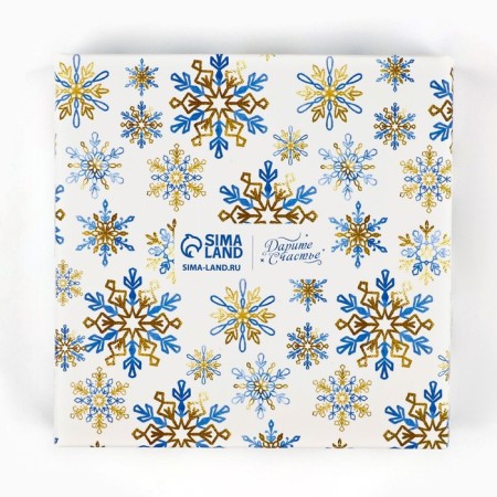 Box for confectionery "Snow Tale", 10 x 10 x 10 cm, New Year-4