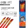 Drawing brush set 4 pcs. Synthetics are flat "David", No. 4,6,8,10