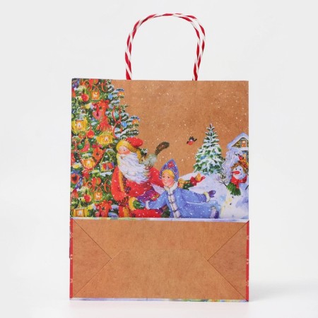 Gift package "Santa Claus and Snow Maiden" 26 x 32 x 12 cm-2