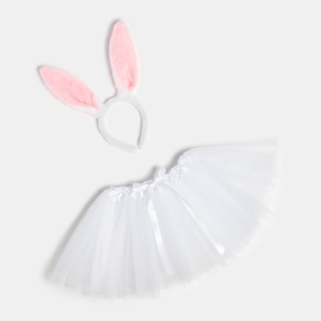 Set for a photo shoot KAFTAN "Sweet Bunny": a three -layer skirt and a rim-6
