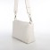 Female bag over the shoulder Textura, medium size, white color
