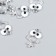 Decor for creativity metal, enamel, rhinestones "point owl" silver, white 1.4x2.1 cm