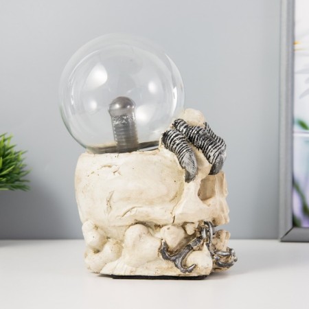 Plasmic ball "Skull" color 12x17x20 cm Risalux-4