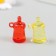 Decor for creativity plastic "Bottle" transparent color set of 20 g 1.7x1.7x3.4 cm