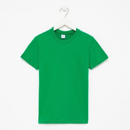 T -shirt for children, green color, height 152 cm-4