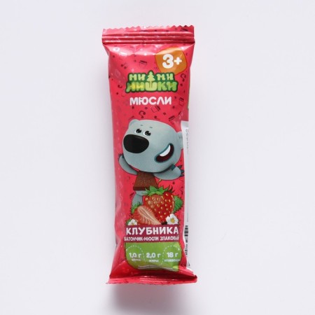 Baton Musly cereal mi-mi-Mim Strawberries, 24 g-2