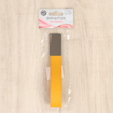 Skzhpanitel curtains picked up, 35 × 2.5 cm, yellow color-4