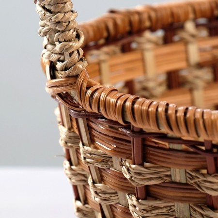 A set of baskets, 3 pcs, 31 × 26 × 12/37, 26 × 22 × 11/34, 23 × 18 × 9/30 cm, rotang-2