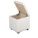 Puff Riga 400x400x430 White gloss