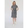 The dress is straight with a belt included, size 42