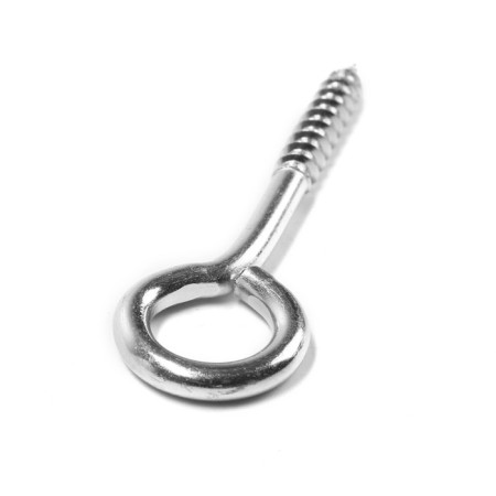 Shurup-ring Stroybat, white zinc, 5x60 mm-3
