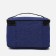 Cosmetic bag with a zipper, with a lining, blue color