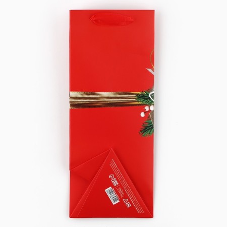 Packages for the bottle "Happy New Year", Bant 13 x 32 x 11.3 cm, New Year-7