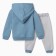 Kit for children (sweatshirt/pants), blue color, height 86 cm