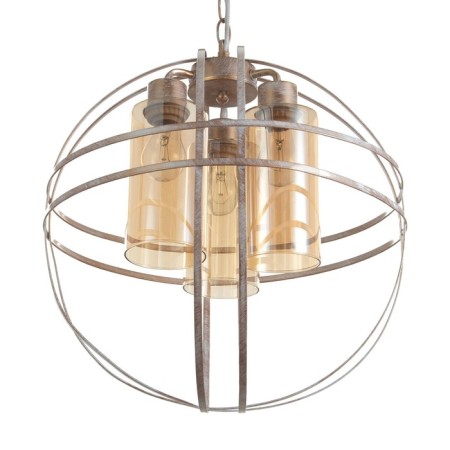 Lamp Bayerlux "Sphere" E27 40W white with a golden patina 40x40x40-95 cm-4