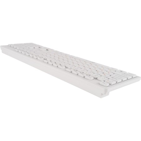 Keyboard + Mouse Rick 240m Claw: White Mouse: White USB Wireless Slim Multimedia (1091258 10046-9