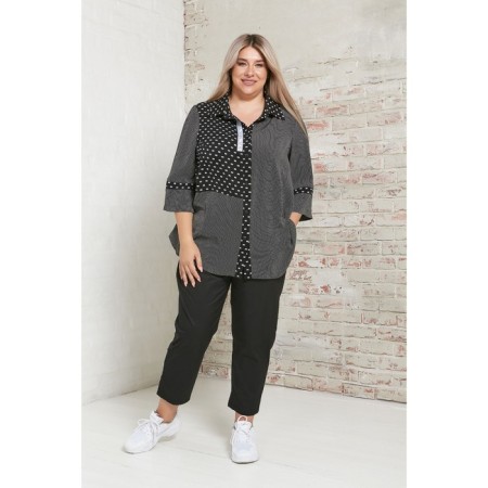 Female shirt, size 68, black color-1