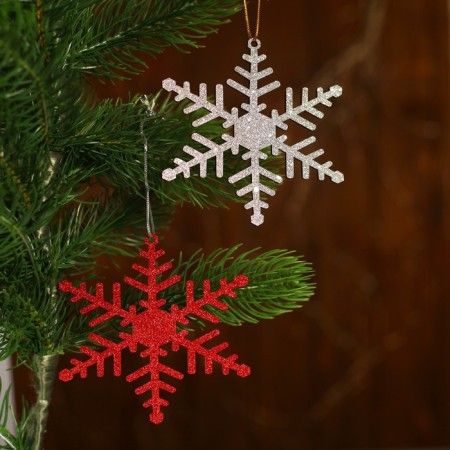 New Year's suspension "Brilliant snowflakes", mix-1