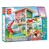 House puppet Hape "Cottage", two -story, with furniture, with sound