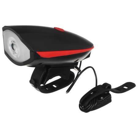 Bicycle front lamp with a signal 300 Lumens, USB, 1200MAH, Red color