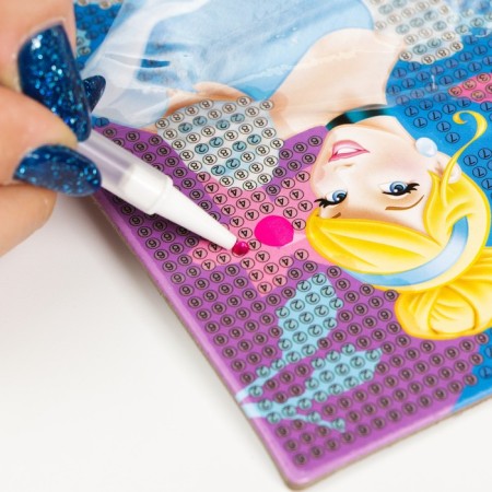 Diamond mosaic, 16x10.5 cm, princesses-9