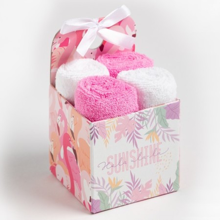 Set of terry towels Ethel Tropic 30x30 cm-4pcs, 100% cotton 340 g/m2-6