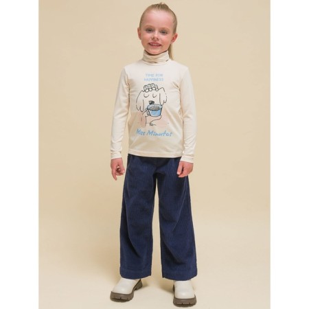 Jumper for girls, height 98 cm, cream color-7