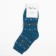 Women's terry socks "Norway", jeans color, size 23-25
