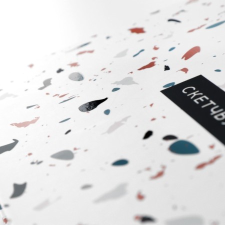 Sketchbook in a solid cover on the crest A5, 80 liters. 100 g/m "Marble"-3