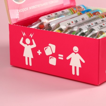 Chewing gum "Female Thermometer" in the form of a thermometer, 7 g.-4