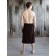 Kilt male, size 70x140 cm, color chocolate