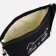 Cosmetic bag with a zipper, with a lining, black color