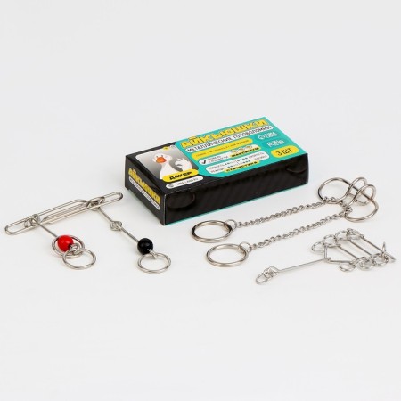 Metal puzzles "Dacaker", 3 pieces-6
