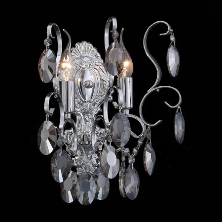 Sconces st. SL846.101.02. OoreCchini. 2x40 watts, E14, 25.5x38 cm, dark chromium color-11