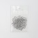 Straps regulator, metal, 20 mm, 20 pcs, silver color